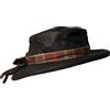 WALKER AND HAWKES - Cappello da Donna in Cera da Equitazione Thelma con Nodo a Fiocco e Finiture in Tartan - Blu Navy - 3XS/XXS (54cm/55cm)
