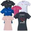 PELUSCIAMO T-Shirt Donna Dottoressa Infermiera OSS Stetoscopio Cuore | Maglietta da Donna Personalizzabile | Reparto Nome PS 28870-026-BS