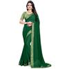 INDIA MADE Georgette Sarees tradizionale Georgette Sari da donna, Multicolore, taglia unica