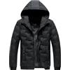 SAUTRV Piumini invernali per uomo, parka con cappuccio da uomo giacca trapuntata da uomo giacche imbottite trapuntate invernali addensate giacche calde impermeabili invernali parka giacca invernale calda