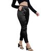 zsangbee Pantaloni da Donna in Raso setoso da Sposa Casual con Elastico in Vita Pantaloni da Festa Club Indossare Pantaloni, Nero, L