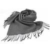 Rotfuchs Sciarpa Webschal Uni alla moda grigio chiaro 100% lana (Merino)