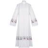 Generisch Costume per cosplay, unisex, abito da sacerdotale, clero sacerdotale, abito cotta sacerdotale, vestito liturgico, senza maniche, gilet liturgico, Wh1, S