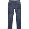 Siry Work Pantalone da Lavoro Pant Stone Cargo Light in Denim Leggero, Elasticizzato
