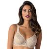 SIELEI SIèLEI Reggiseno Francese in Pizzo Motivo Floreale, con Ferretto - 2442 (6°, Nero)