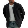 Oanviso Cardigan Uomo Invernale con Bottoni Maglione Elegante Giacca Casual Mezza Stagione Camicia Lavorata a Maglia Cappotto Caldo A Blu Navy XL