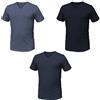 SalGiu Maglia Intima Uomo (3 Pezzi) 100% Cotone Mezza Manica Scollo a V Antisudore Estiva (3XL, 3 Bianche)