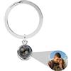 Zopmopae Portachiavi personalizzato con foto Portachiavi personalizzato con proiezione di foto I Love You Portachiavi con proiezione di 100 lingue con foto all'interno per donne ragazze moglie mamma