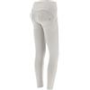 FREDDY - Pantaloni Push Up Wr.up® 7/8 Vita Media Cotone Organico, Donna, Beige, Xxs
