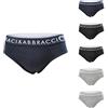 baci e abbracci Pack 6 Paia Slip/Boxer Uomo Cotone Elast. Art.102/103 (6 Paia Slip Assortito Art.1103-5 / L)