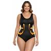 ADELIGHT Body Modellante Donna Nero M - Compressione Alta Bielastico