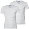 Liabel Maglietta Intima Uomo Cotone BIELASTICO Scollo V Offerta 3 e 6 Pezzi, Maglia Intima Uomo Elasticizzata, 8035 (6 Pezzi Bianco, XXL)