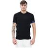 DSQUARED2 T-Shirt a Manica Corta Nera per Uomo e Donna con Manica logata S