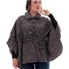 LIU JO D PONCHO BOTTONI+CINTURA UNI