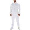 Generico Tuta Uomo Tinte Unite, Abbigliamento Uomo Invernale Casual, Felpe con Cappuccio Coulisse E Pantaloni ; Moda Completo con Tasche - Set Sportivo Trekking Grigio Scuro L
