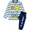 Pokémon Personaggi Pigiama Pikachu Caratteri per Bambini a Strisce T Shirt e Pan 9-10 Anni
