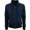 N+1 Giubbino Giubbottino Giubbotto Impermeabile Uomo Primaverile Estivo Leggero M L (M - Blu)