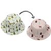 FlapJackKids Baby Cappello Estivo Reversibile Anti-UV SPF 50+ Alce/Cottage 6-24 Mesi Cappellino da Sole