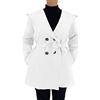 JOPHY & CO. Cappotto a Vento Trench Donna Leggero (cod. 0276) (S, Bianco)