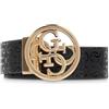 GUESS cintura Idra Reversible Belt W85 Black Multi nero mirtillo accorciabile reversibile