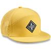 Soulbuddy Special Snapback cap per Bambini in 3 Taglie - Berretto da Baseball Leggero e Traspirante - Cappello Estivo Unisex per Bimbo e Bimba - Idea Regalo Originale (IT, Testo, M, Giallo Viola)
