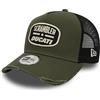 New Era A-Frame Trucker Cappellino Distressed Scrambler Ducati Oliv, oliva, Taglia unica