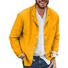 Onsoyours Giacca da Uomo in Lino Casual Blazer da Uomo Slim Fit Blazer 3 Button Suit Cappotto Solid Casual Outerwear Tops Tinta Unita Z2 Nero L