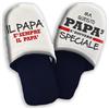 Generic Pantofole Ciabatte in Spugna Personalizzate con Foto 36 37 38 39 40 41 42 43 44 45 Idea Regalo Festa del papà Uomo Compleanno per Lui Natale ''Il papà èPapà '' con Nome