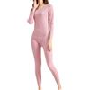 Generico Maglia e Pantaloni Termici Donna, Completo in Lana Merino Premium per Sci, Trekking