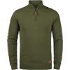 b BLEND BLEND Robin Maglione Pullover Troyer da Uomo con Collo Alto Stampa, Taglia:L, Colore:Sand Mix (70810)