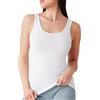 Cotonella 3 Top Canotta Donna a Spalla Larga in Cotone Elasticizzato Modello GD009. Nero Taglia 3