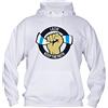 Vestin Felpa con Cappuccio Bambino Ragazzo Basic Top qualità Top vestibilità - Lazio Ultras - novità Fashion Divertenti Humor Youtuber New Bambina Made in Italy (12-14, Bianco)
