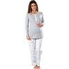 Premamy - Pigiama Premaman in Cotone per Donna (EU M)