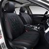 Chifeng Coprisedili anteriori auto, 2 pezzi, per Ford Kuga, in pelle, comodi, impermeabili, resistenti all'usura, traspiranti, colore nero