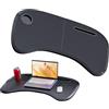 Generic Scrivania per volante, portatile, pieghevole, per auto, organizer per computer, mangiare, bere, cena, lunghi viaggi, uffici, camper, camion, strada