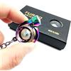 IGRARK Portachiavi Turbo elettrico, Portachiavi Turbo con suono e luce, Chiave con ciondolo in metallo, Portachiavi con turbocompressore per auto Per la Deco,regali, Multicolore
