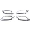 RINKTEEA Strisce Decorative per P&eugeot 3008 2009-2015 ABS Adesivo Telaio Maniglia Finestrino Portiera Auto Cromato(Argento)