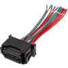 Siuku Presa Cablaggio Auto 61132359991 Compatibile con X1 X3 X4 X5 X6 E84 F48 E83 F25 F26 E53 Cavo per Auto 12 Pin Connettore Faro Spina Cablaggio Spina Presa Lampada