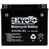 Kyoto Batteria moto Kyoto GTX20L-BS (YTX20L-BS) - Senza manutenzione - 12 V 18 Ah - Dimensioni: 175 x 87 x 155 mm compatibile con HARLEY-DAVIDSON FXD Series (Dyna) 1584 2007-2011