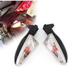 AER MOTO SPARE PARTS KIT Indicatori di direzione FRECCE per moto Daytona 675/R 2009-2016 Street Triple 675 2007-2013, colore: bianco