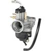 Generico CARBURATORE DELL'ORTO PHVA 17,5 TS SCOOTER 50 2T MINARELLI ORIZZONTALE/VERTICALE con attacco miscelatore/depressore/aria/starter automatica compatibile con yamah a -mb k-malagu ti- minarelli)