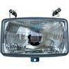 MelTruck Faro H4 Trattore 12V 24V con Abbagliante e Anabbagliante - Compatibile Deutz-Fahr, Hürlimann, Lamborghini, Same - Montaggio Sinistro/Destro - IP54 - Omologato E8