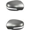 ELEKMPMGTD Auto Ala Laterale Dello Specchietto Retrovisore Copertura Caso Guscio Per Suzuki Per Vitara Per SX4 Per S-Cross 2015 2016 2017 2018 2019 Accessori(Argento 1 paio)