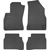 MOTOS Tappetini in gomma per auto adatto per Fiat Doblo II 2010-2020 Migliorare il comfort di viaggio con il tappetino antiscivolo per auto