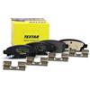 TEXTAR Kit pastiglie freni Posteriore con segnalatore acustico usura con accessori 2509602 Compatibilità con OPEL Mokka/Mokka X J13 ASTRA J ZAFIRA TOURER C P12, CHEVROLET ORLANDO J309