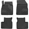 FROGUM No.77 Set di tappetini perfettamente su misura per Nissan Micra K13 2010-2016 | Materiale TPE durevole