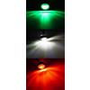 Generico BANDIERA ITALIANA LUCE LED INGOMBRO 3 LED 12V PER AUTO BARCA CARAVAN