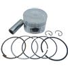 X psblty Set Pistone Per GY6125 GY6-125 GY6 125CC Include Gruppo Pistone, Fasce Elastiche, Alesaggio 52,4 Mm, Perno 15 Mm, Kit Pistone Per Motocicletta