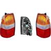 YUCHEN SET 2 FARO FANALE POSTERIORE SX DX PER L200 E PICK UP 96-01 GRUPPO OTTICO STOP LUCE FANALINO
