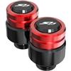 WUYUEY Tappi Specchietti Retrovisore per HON&da SH125i Sh 125i 2003-2023 Moto Viti Bulloni Tappi Foro Specchietto(Rosso,M10)